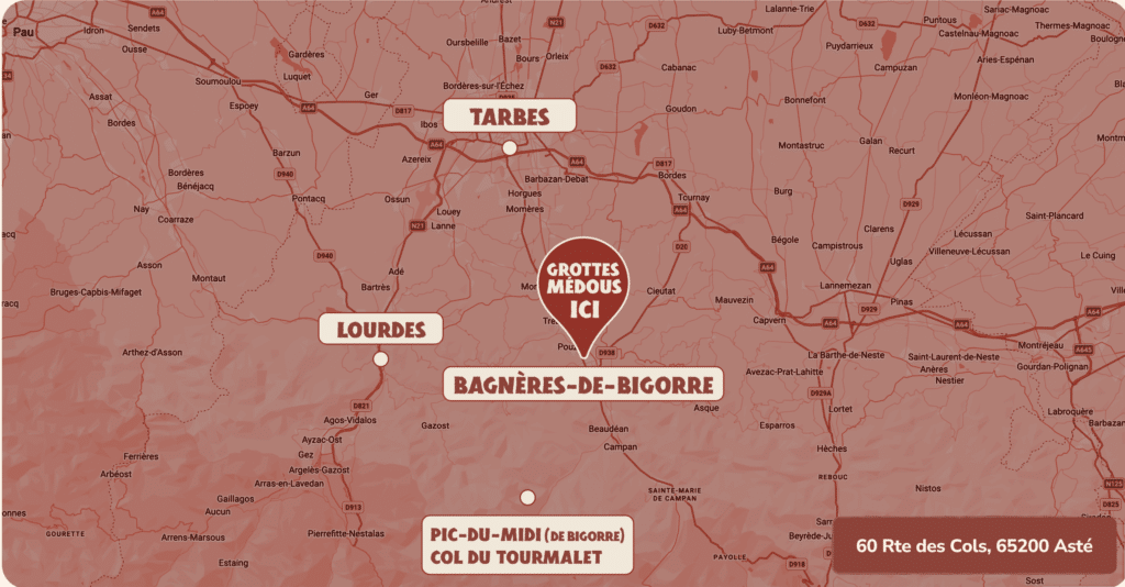 Tarifs et horaires Grottes de Médous